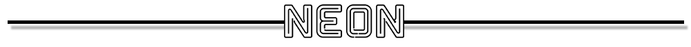 frame rated divider neon