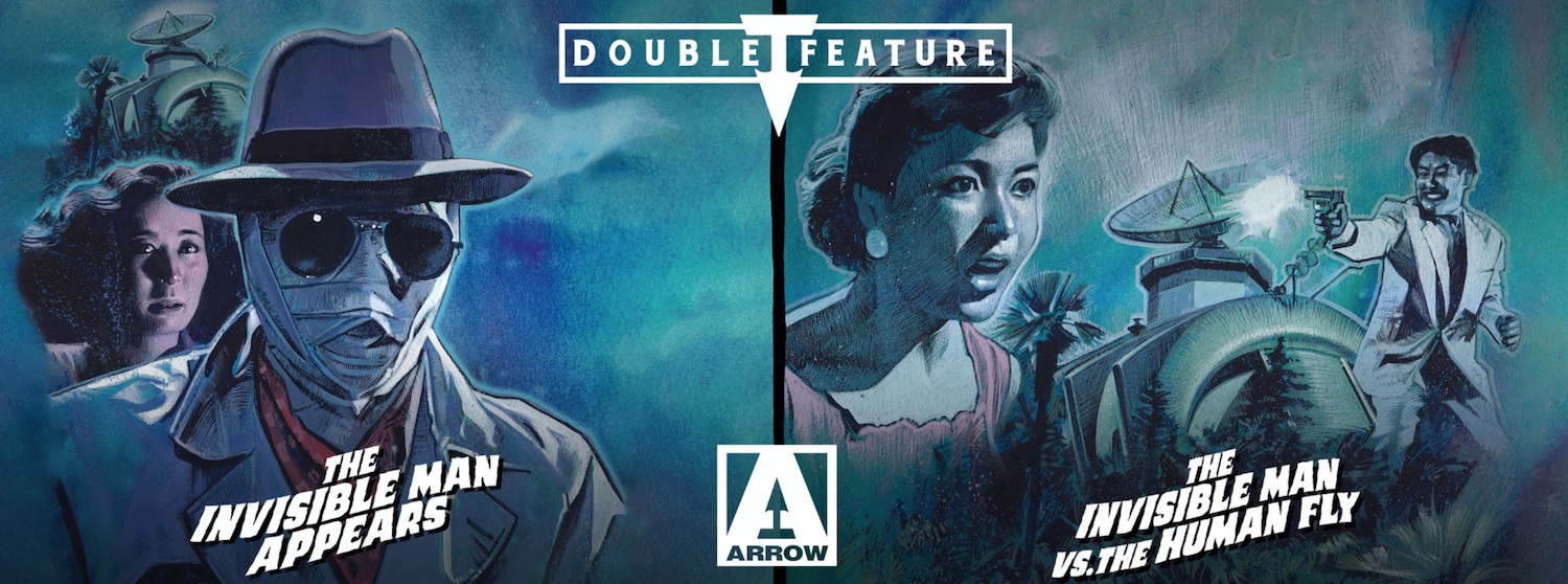 invisible man appears / vs. the human fly